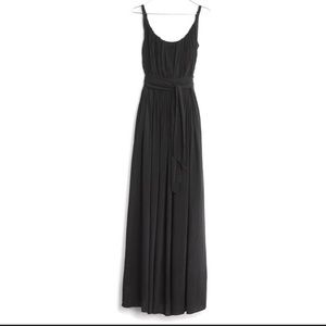 Madewell long black maxi dress